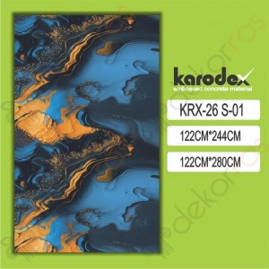 PVC MERMER PANEL KRX 26 S01