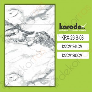 PVC MERMER PANEL KRX 26 S03