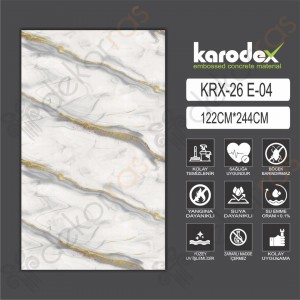 PVC MERMER PANEL KRX 26 E04 122CM-244CM PVC MERMER PANEL KRX 26 E04 122CM-244CM