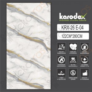 PVC MERMER PANEL KRX 26 E04 122CM-280CM