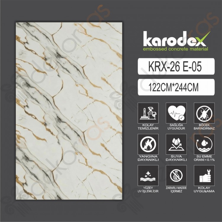 PVC MERMER PANEL KRX 26 E05 122CM-244CM PVC MERMER PANEL KRX 26 E05 122CM-244CM