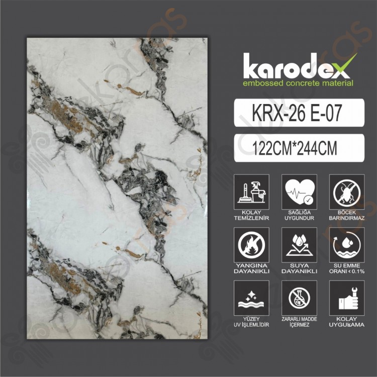 PVC MERMER PANEL KRX 26 E07 122CM-244CM