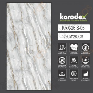 PVC MERMER PANEL KRX 26 S05 122CM-280CM