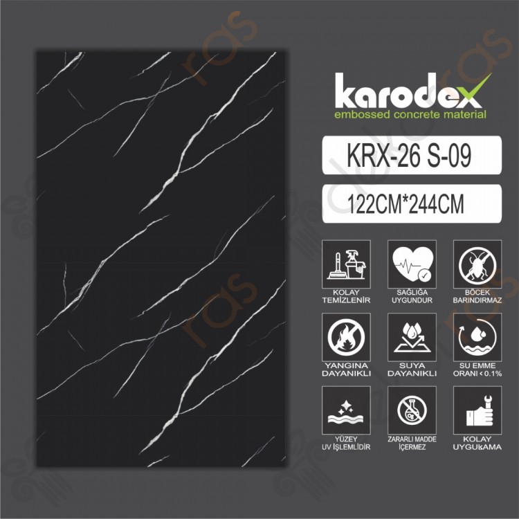PVC MERMER PANEL KRX 26 S09 122CM-244CM
