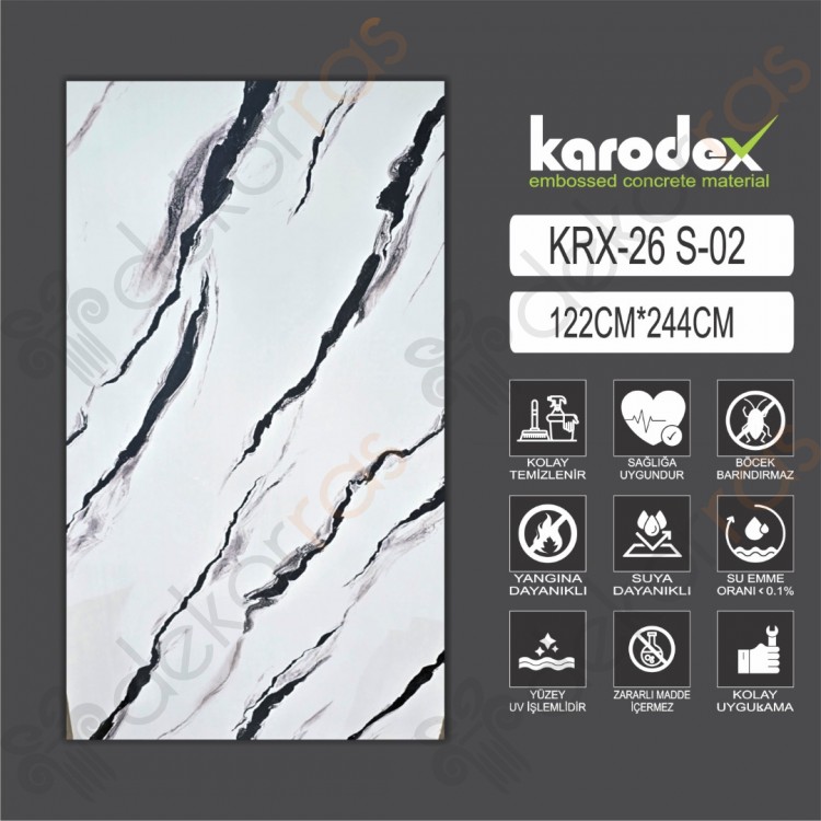 PVC MERMER PANEL KRX 26 S02 122CM-244CM